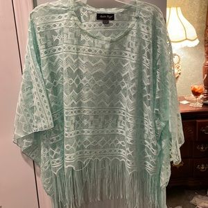 Poncho like cover up.